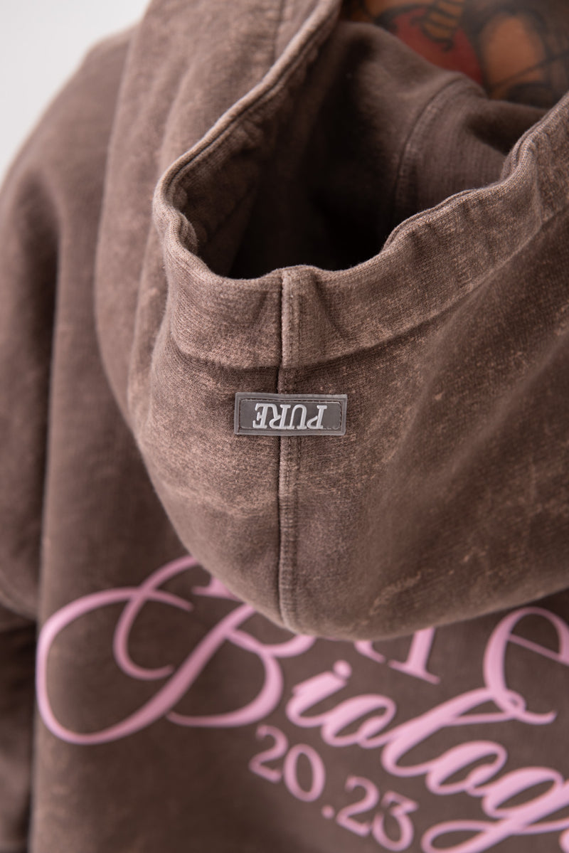 BIOLOGY HOODIE BROWN