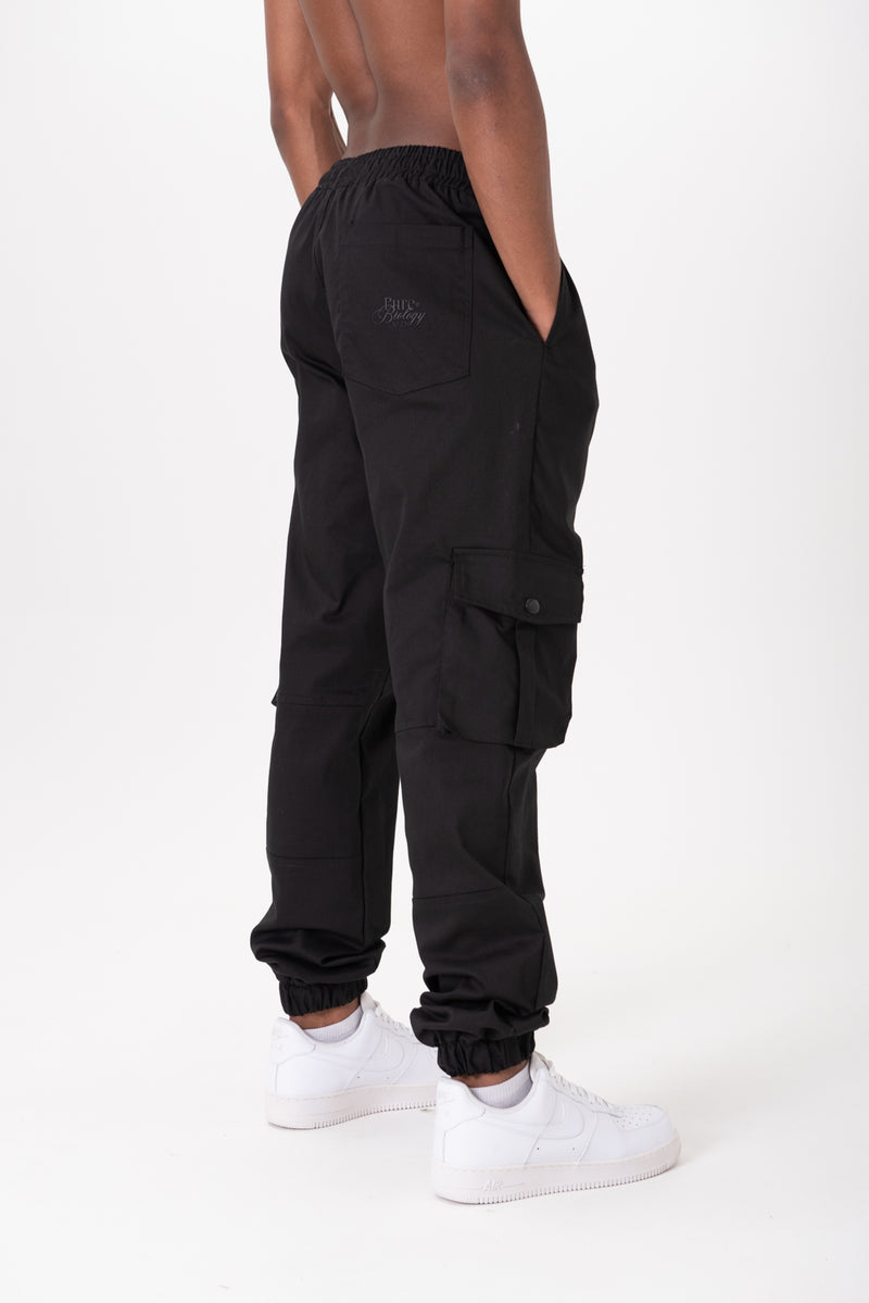 BIOLOGY CARGO PANTS BLACK