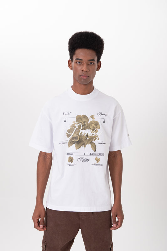 BIOLOGY T-SHIRT LEAVE WHITE