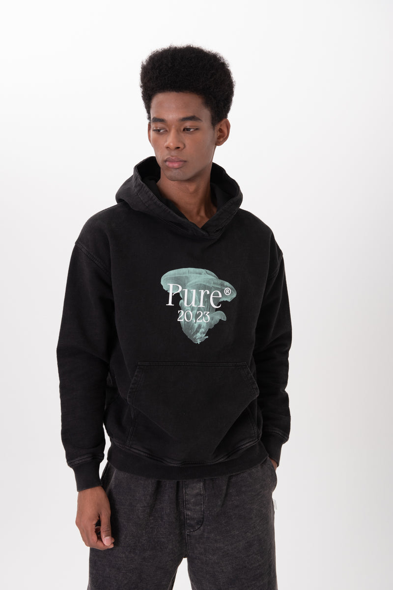 BIOLOGY HOODIE FUNGUS BLACK