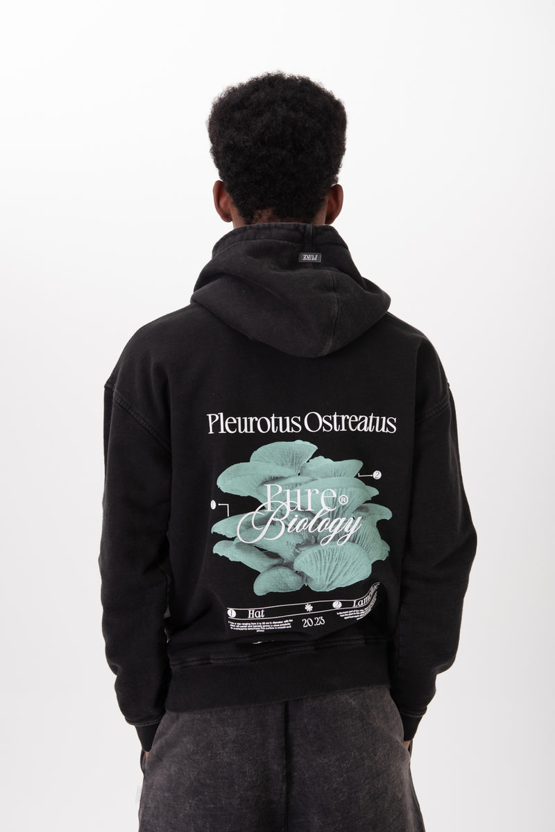 BIOLOGY HOODIE FUNGUS BLACK