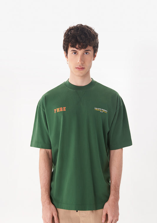 COLLEGE T-SHIRT GREEN