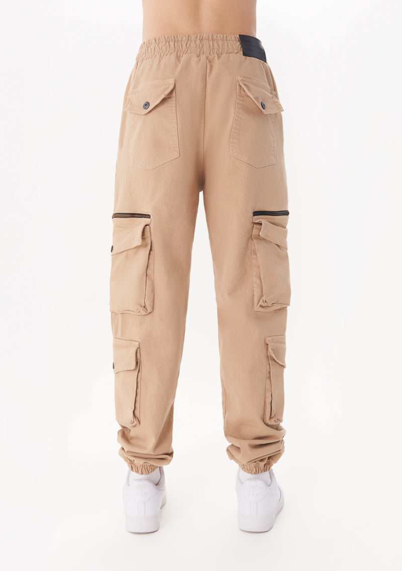 COLLEGE CARGO PANTS BEIGE