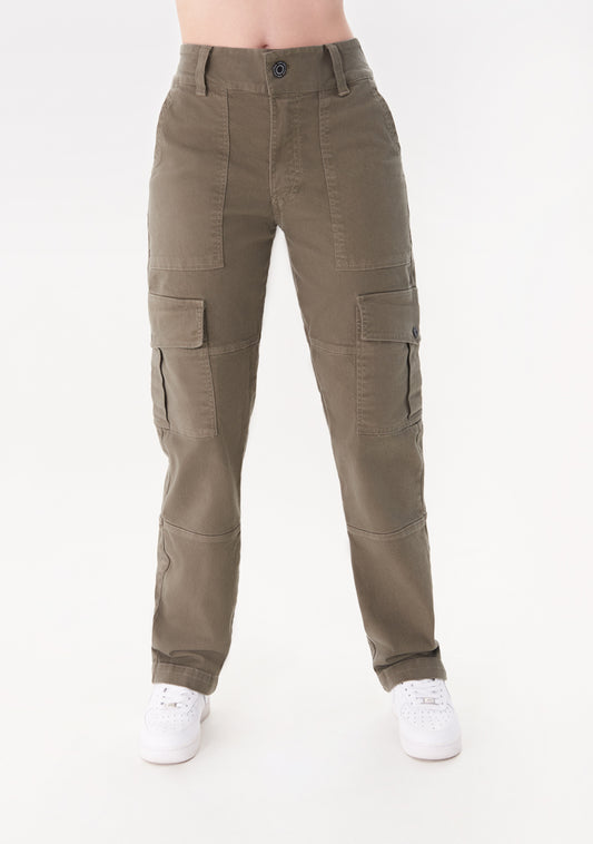 COLLEGE CARGO PANTS GREEN