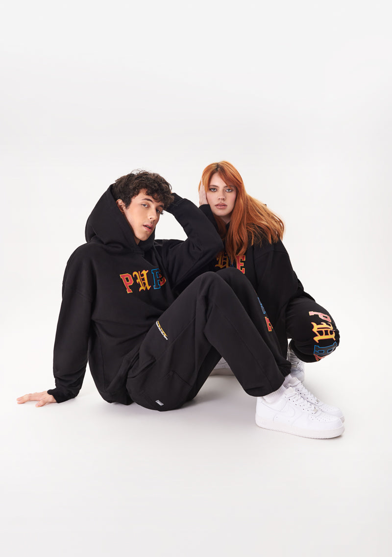 COLLEGE HOODIE BLACK