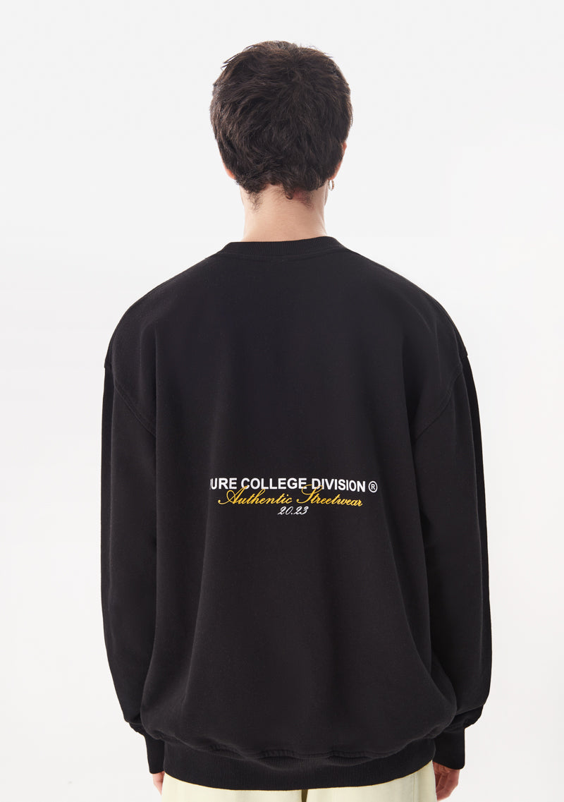 COLLEGE PULLOVER BLACK