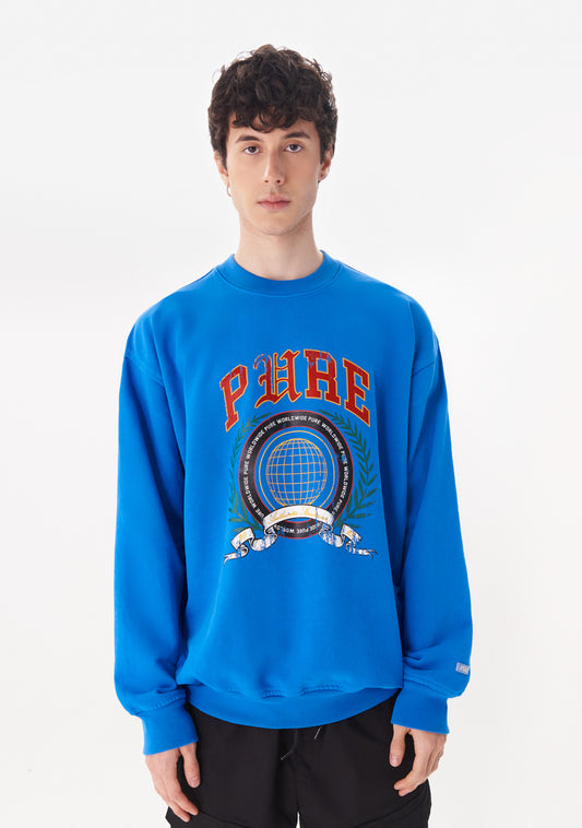 COLLEGE PULLOVER BLUE