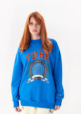 COLLEGE PULLOVER BLUE