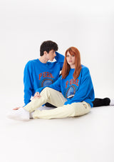 COLLEGE PULLOVER BLUE