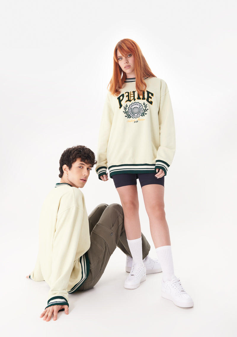 COLLEGE PULLOVER IVORY