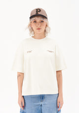 CLASSIC T-SHIRT IVORY | BROWN