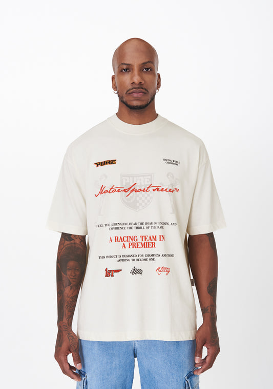 MOTORSPORT T-SHIRT BEST IVORY