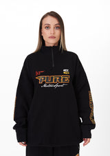 MOTORSPORT HOODIE ZIP BLACK