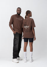 LUCKY TSHIRT BROWN DICE